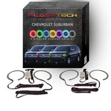 RGB Multi Color Changing LED Halo kit for 07-13 Chevrolet Suburban Headlights