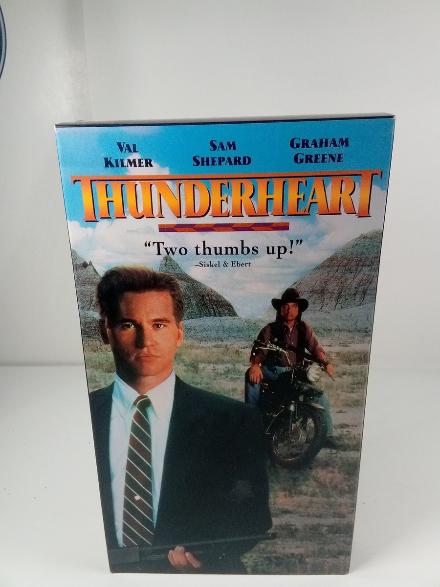 Thunderheart (VHS, Crime-Mystery-Thriller, 1992) Val Kilmer, Sam