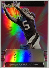 DAMARKUS LODGE 2019 Leaf Metal Draft Rookie Pink Auto #BA-DL2 9/20 Autograph