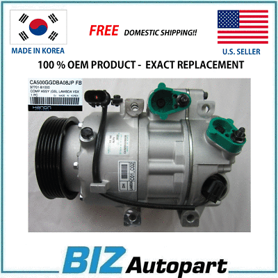 ボンボン NEW OEM A/C COMPRESSOR W/ CLUTCH FOR 14-19 HYUNDAI GENESIS