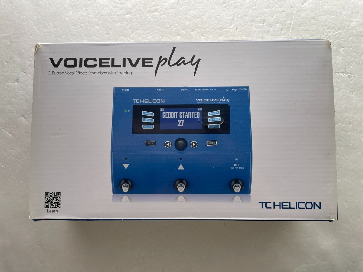 TC-Helicon VoiceLive Play Vocal Effect Processor Pedal with