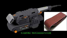 Meister Ponçeuse à bande 600 W plus Bande de ponçage 6 pièces