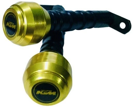 Golden Frame Sliders Bike Crash Protector for KTM RC 200 - Изображение 2 из 4