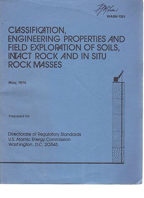 Classification Engineering Field Exploration Of Soils-Intact Rock-In Situ-Masses