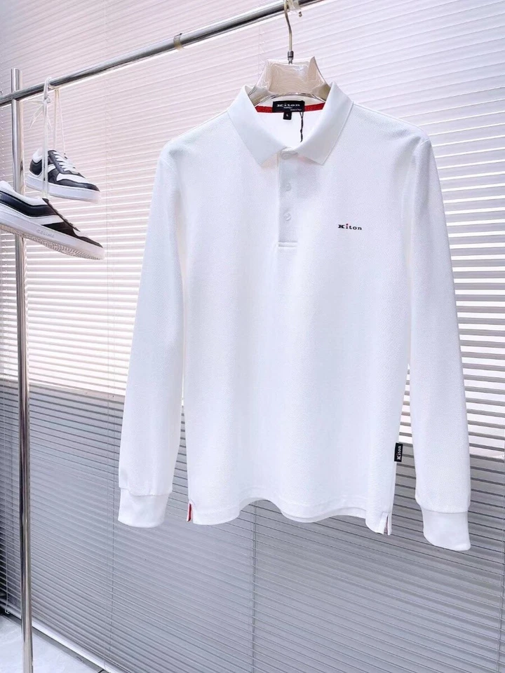 kiton Camisa Hombre Manga Larga Lana Foto 2 de 4