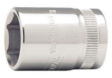 Image of 1 x Bahco 19mm Hex Socket With 3/8 in Drive, Length 29 mm