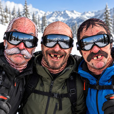 Funny 3d Grumpy Old Man Ski Mask Balaclava For Snowboarding Winter Accessories Funny 3d Grumpy Old Man Ski Mask Balaclava For Snowboarding Winter Accessories