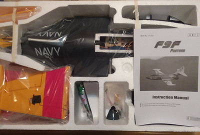 NEW Freewing F9F PANTHER 64mm EDF JET 29''x27'' RC Airplane w/ Landing Gear NIB