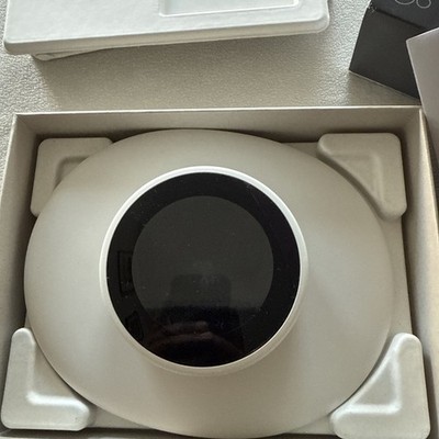 For Parts: Google Nest Learning Thermostat, 3rd Generation, Stainless Steel