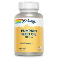 10/27 SOLARAY Pumpkin Seed Oil 1000 mg - Source of Omega 6 and Omega 9 Essential