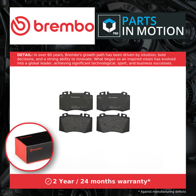 Brake Pads Set fits MERCEDES SLK350 R171 3.5 Front 04 to 11 M272.963 Brembo New