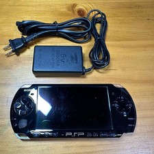 Sony PSP-3000 PSP 3000 Console PB(Black) Tested Working From Japan Used