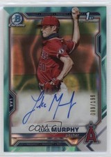 2021 Bowman Draft Chrome Pick Aqua Lava Refractor 99/199 Luke Murphy Auto 0w47