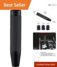 Weighted Leather Gear Shift Knob Alloy Long Stick Auto Truck Manual Adapter Weighted Leather Gear Shift Knob Alloy Long Stick Auto Truck Manual Adapter