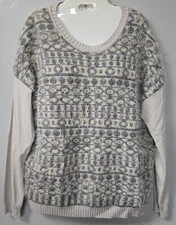 MaxMara Weekend Women's Long Sleeve Beige Top Size XL