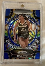 Angel Reese Kaleidoscopic #/49 Blue Prizm 2025 Panini Prizm WNBA #9