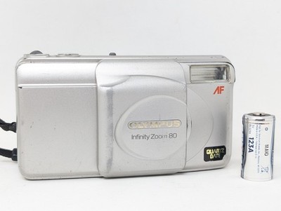 Olympus Infinity Zoom 80 Point & Shoot 35mm Film Camera - Tested
