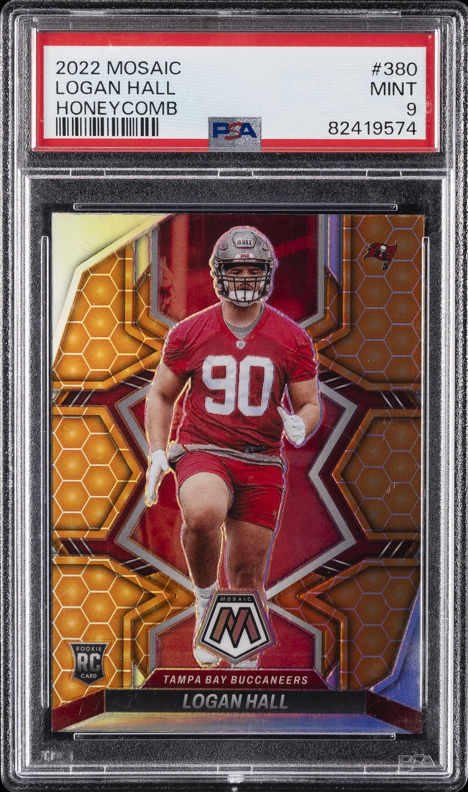 Logan Hall Panini Mosaic #380 Honeycomb
