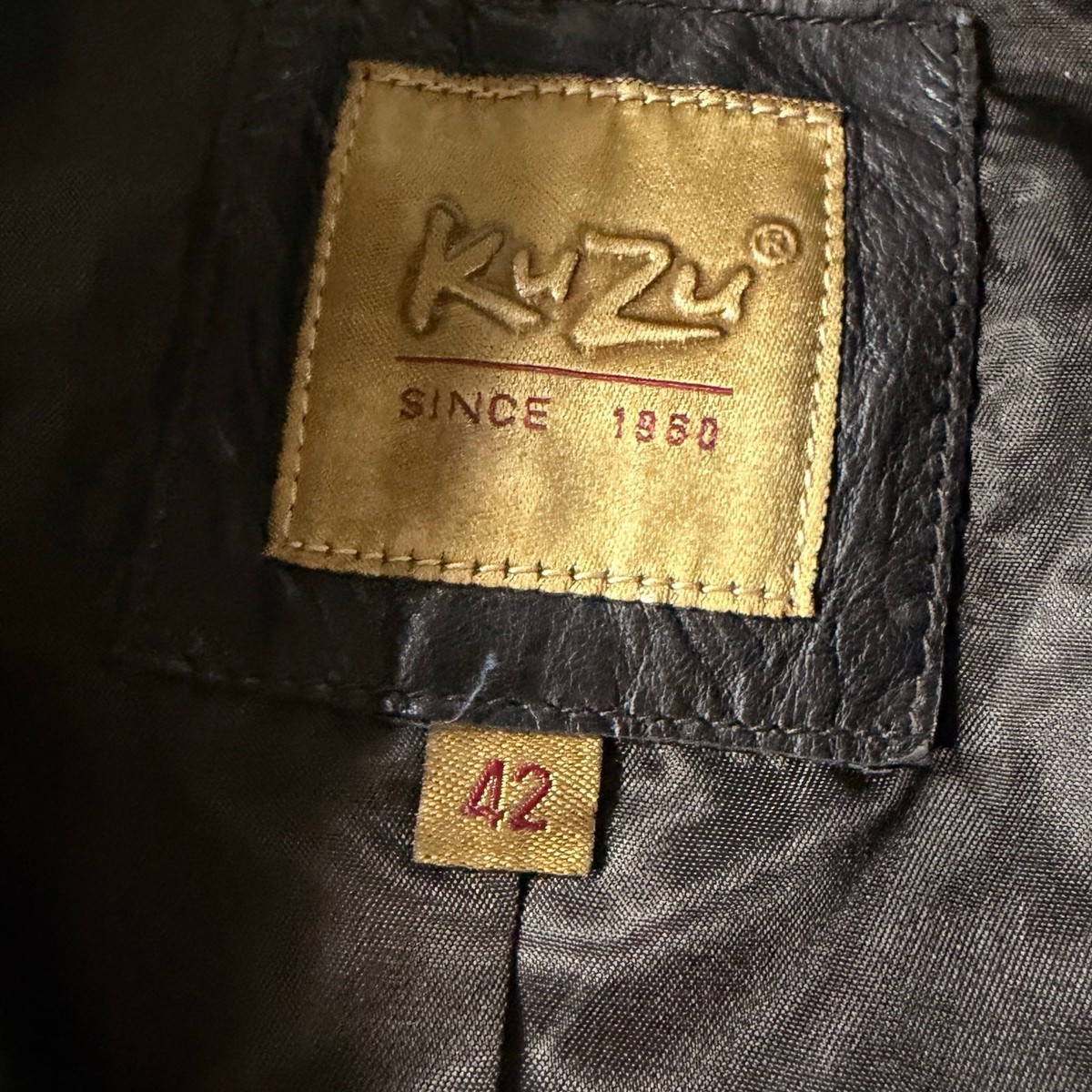 Brown Vintage Tailored Leather Jacket View 4