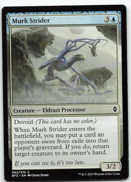 Murk Strider 062/274 Battle for Zendikar Common LP MTG