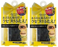 Automatic Beauty Single sided Double Eyelid Eye Tape 80 pieces x 2set From Japan