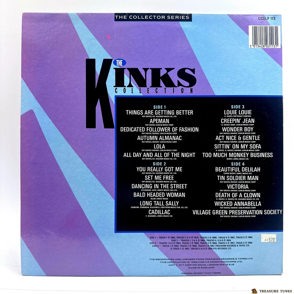 The Kinks – The Kinks Collection 2x Vinyl (LP, Compilation) - Image 3 of 4
