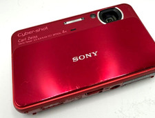 SONY Cyber-shot DSC-T110 Digital Still Camera Red Body Only Japan Very Good