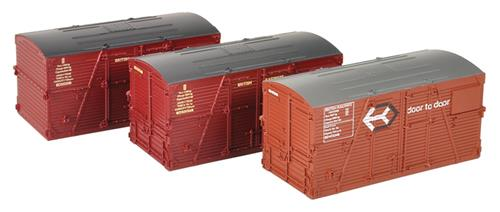 Bachmann 36-004A BD Containers BR Bauxite & Crimson OO Gauge