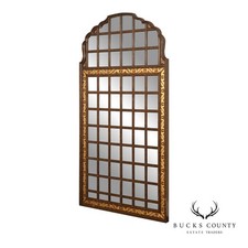 John Widdicomb British India Large Beveled Panel Wall Mirror