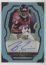 2017 Panini Select Signatures Light Blue Prizm 34/49 Taylor Gabriel Auto 0c6