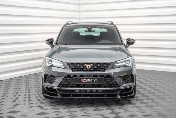 Maxton Design Frontlippe V.1 Passend FüR Cupra Ateca Mk1 Schwarz Hochglanz-image