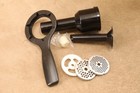 Complete Cabelas Heavy Duty Meat Grinder Model 33-0101-C w/ Three Cutting Plates — photo 2
