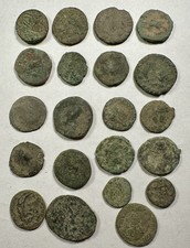 20 Decent Uncleaned Ancient Coins! Mostly Roman #32