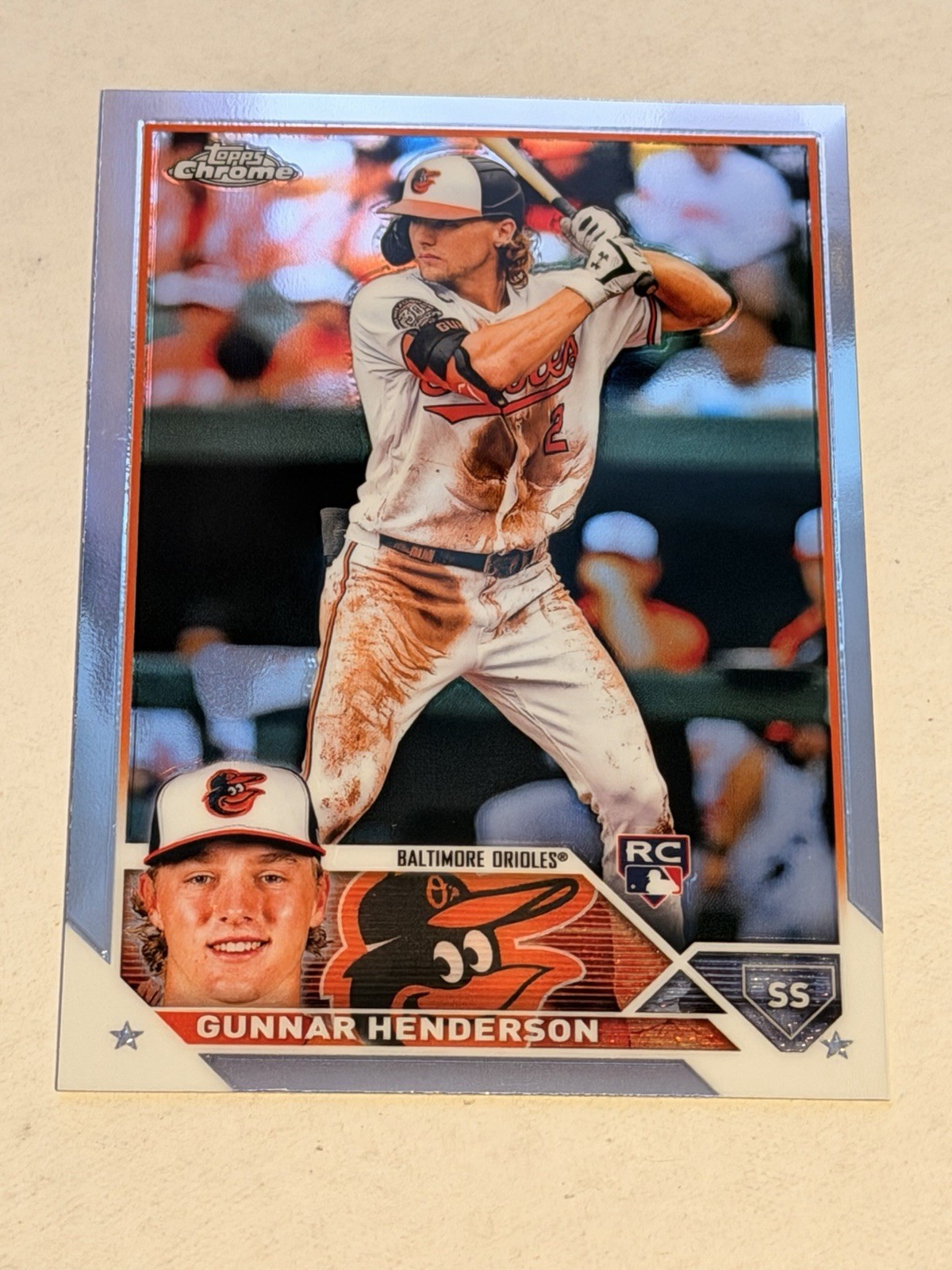 2023 Topps Chrome - Gunnar Henderson #2 BASE ROOKIE (RC) Orioles