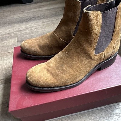 Wolverine 1000 Mile Men s US 9 Tan Suede Chelsea Pull-On Ankle Boots D