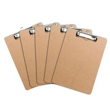 Letter Size Clipboards with Low Profile Clip Set of 5 - Low Profile Clip - 5