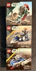 LEGO Star Wars 3 Microfighters Lot 75344, 75391, 75400 - NEW, SEALED, FAST SHIP!