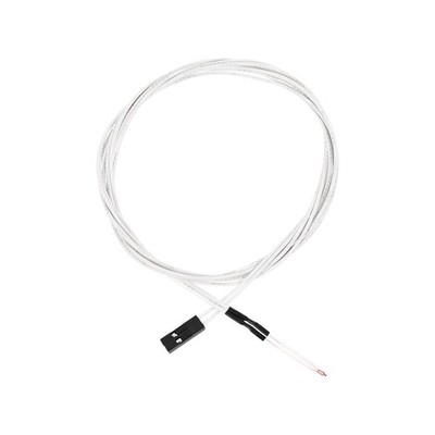 NTC 3950 100K Thermistor mit 1 Meter Draht und schwarz 2 Stifte Buchse