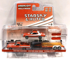 Greenlight Starsky & Hutch- Hitch & Tow 1976 Ranchero & Gran Torino/ Trailer