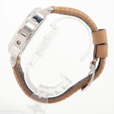 Panerai Luminor Base Logo PAM01087 SS SS & Leather Stem-winder white dial 2