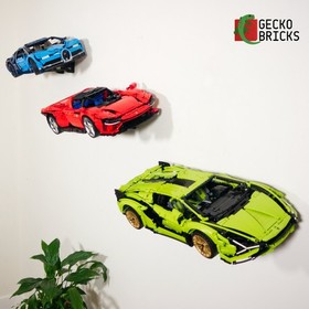 Wall Mount Display for LEGO Technic 42115 Lamborghini Sian FKP 