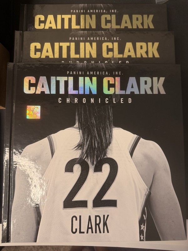 Caitlyn Clark Collectible book Opened - No Packs LOT OF 3