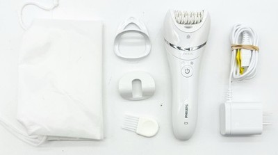 Philips Series 8000 Rechargeable Electric Epilator - White (BRE700/04) READ DESC