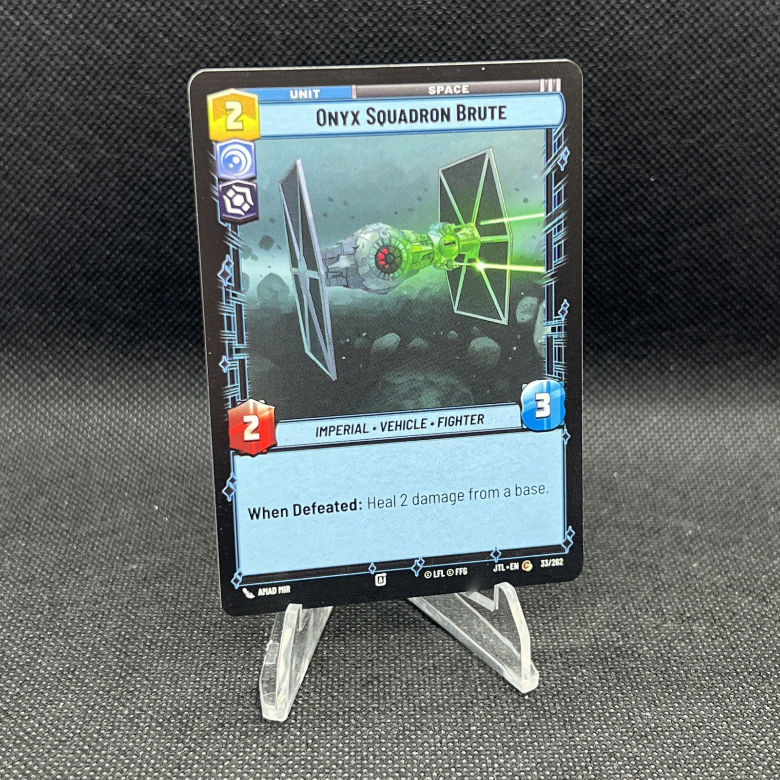Star Wars: Unlimited - Onyx Squadron Brute - Jump To Lightspeed NM/M Condition