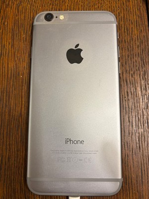 Apple iPhone 6 - 16 GB - Silver (Unlocked) iOS 12.5.7 No Box/Acces Battery 98%