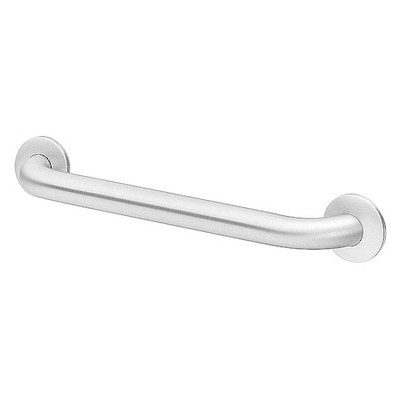 Bradley 8120-001360 Concealed Wall Mount Grab Bar, Stainless Steel, Satin