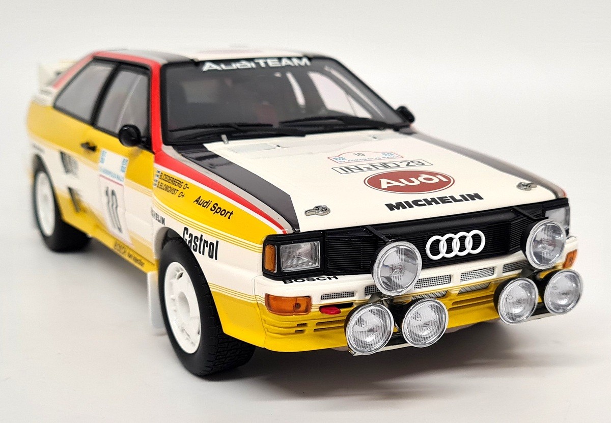 Autoart 1/18 Audi Quattro Rallye Acropolis Rally 1984 10 Diecast Scale model car