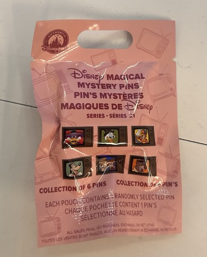 2025 Disney Parks Magical Mystery Pins Serie 31 Afternoon TV Mystery Pack