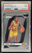 2024-25 Panini Prizm Bronny James Jr. RC Rookie #243 Lakers PSA 9