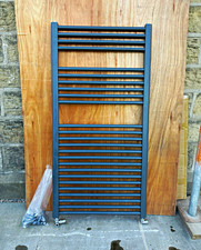 Anthracite Towel Rail Radiator 500 x 1200 including brackets and valves